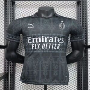 Ac Milan Fourth  Black player version Jersey 2023-24