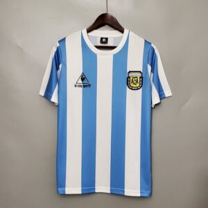 Argentina Home Retro Football Jersey 1986