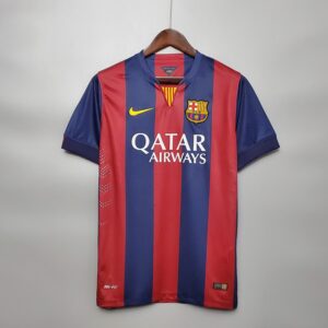 BARCELONA HOME 2014-15 RETRO FOOTBALL JERSEY