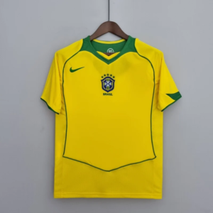 Brazil Home 2004-06 Retro jersey