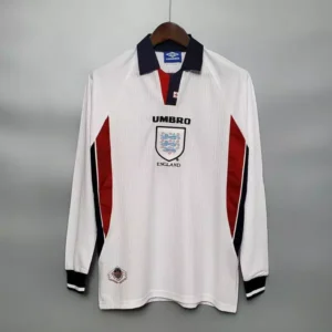 England Home 1998 Full sleeves Retro jersey