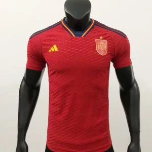 Spain Home World Cup Jersey Player version 2022-23