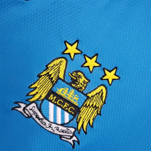 Manchester City Home  1997-99 Retro Jersey - Image 4