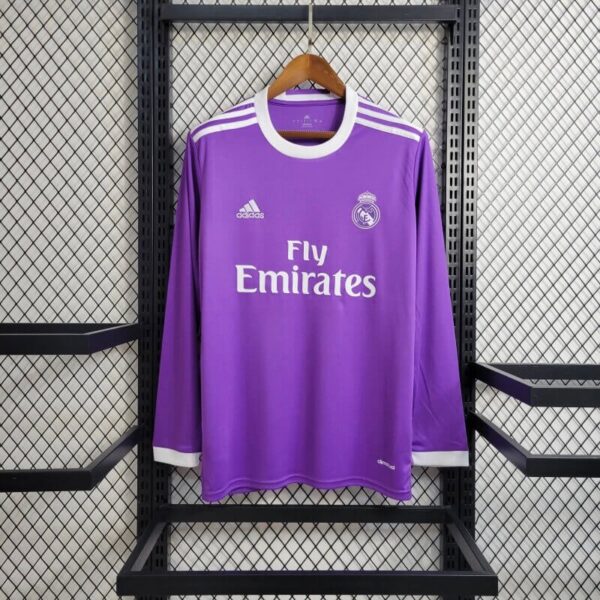 Real Madrid Away 2016-17 Full sleeves