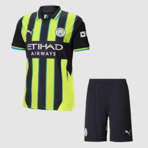 Manchester City Away 24-25 kit with shorts