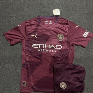 Manchester City third 24-25 kit with shorts