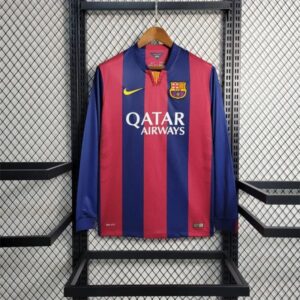 Barcelona Home 2014-15 Retro Full sleeves jersey