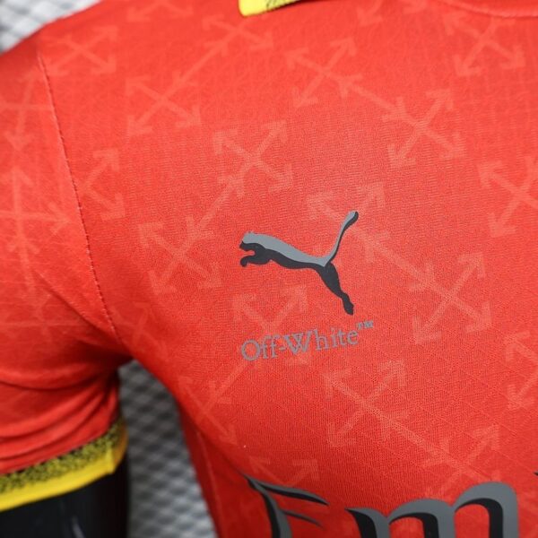 AC MILAN X OFFWHITE Red Player version - Image 13