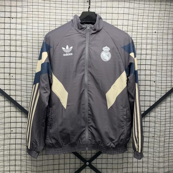 REAL MADRID GREY 24-25 WINDBREAKER