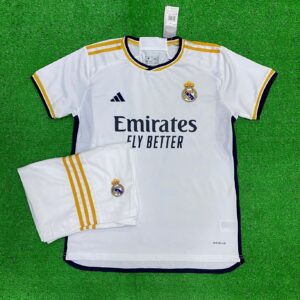 REAL MADRID  HOME  23-24 JERSEY KIT JERSEY AND SHORTS