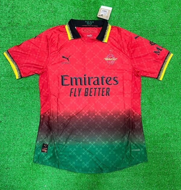 AC MILAN X OFFWHITE Red Player version